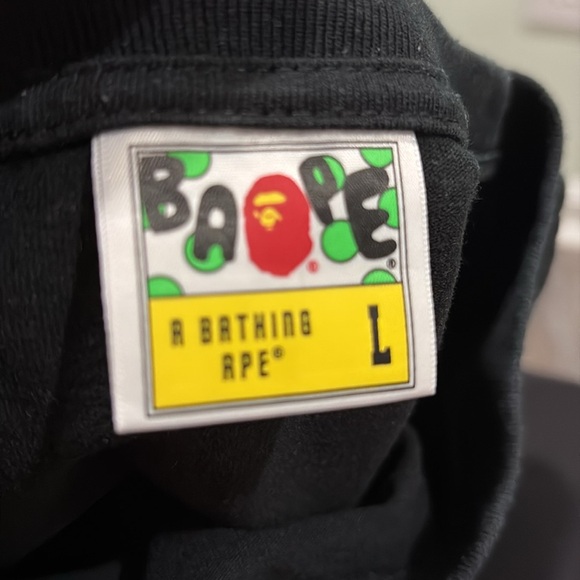 A Bathing Ape BAPE STA Color T-shirt Double Sided Large - Picture 4 of 5